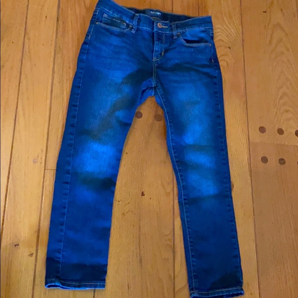 Old navy dark skinny jeans
